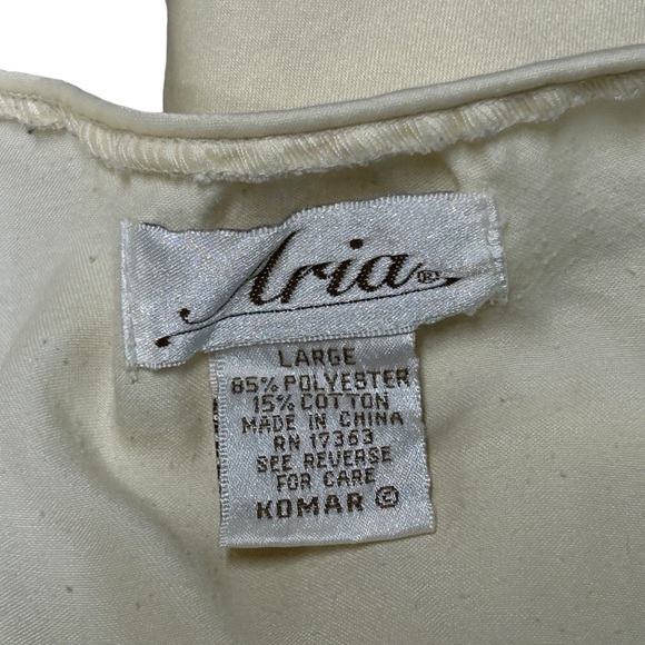 Aria Nightgown Long Satin Brushed Lined - Picture 8 of 9